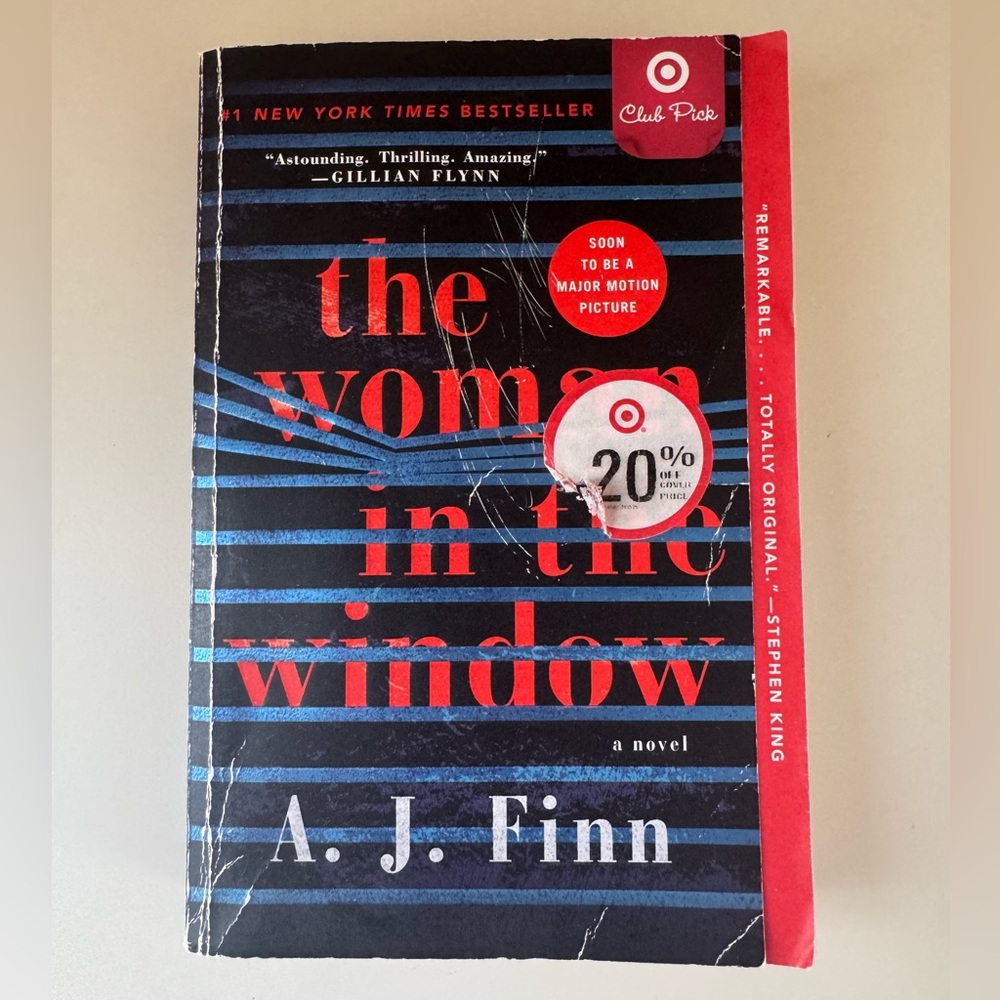 The Woman in the Window, by A.J. Finn, paperback book